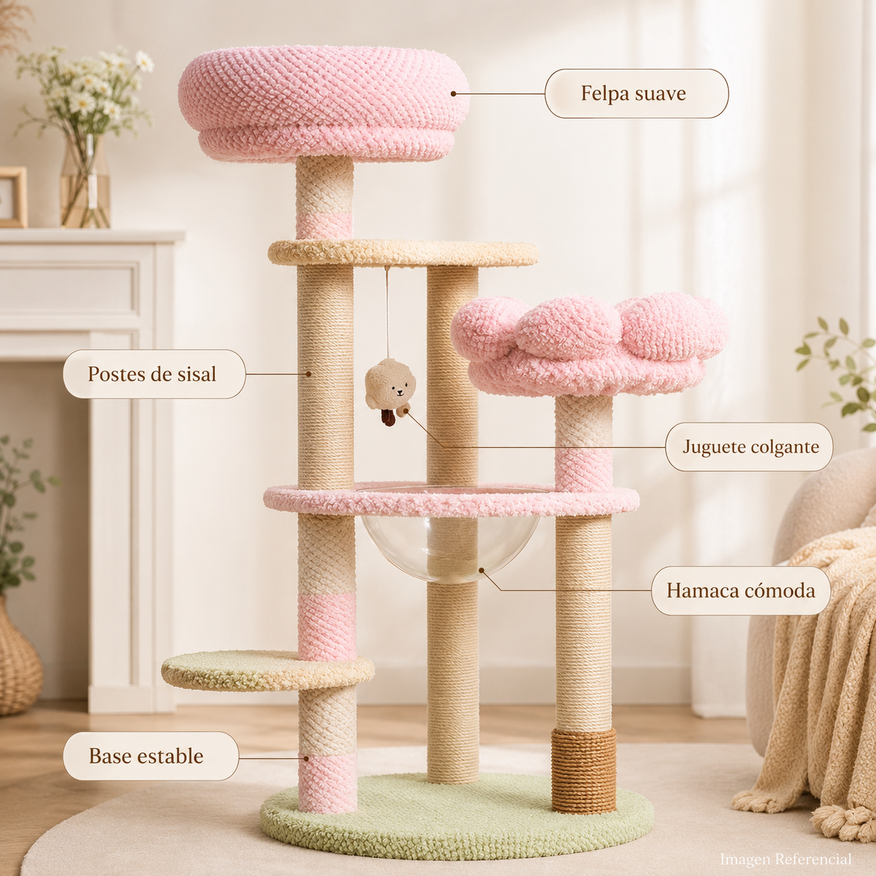 Torre Miau Dream- Cama para gatos