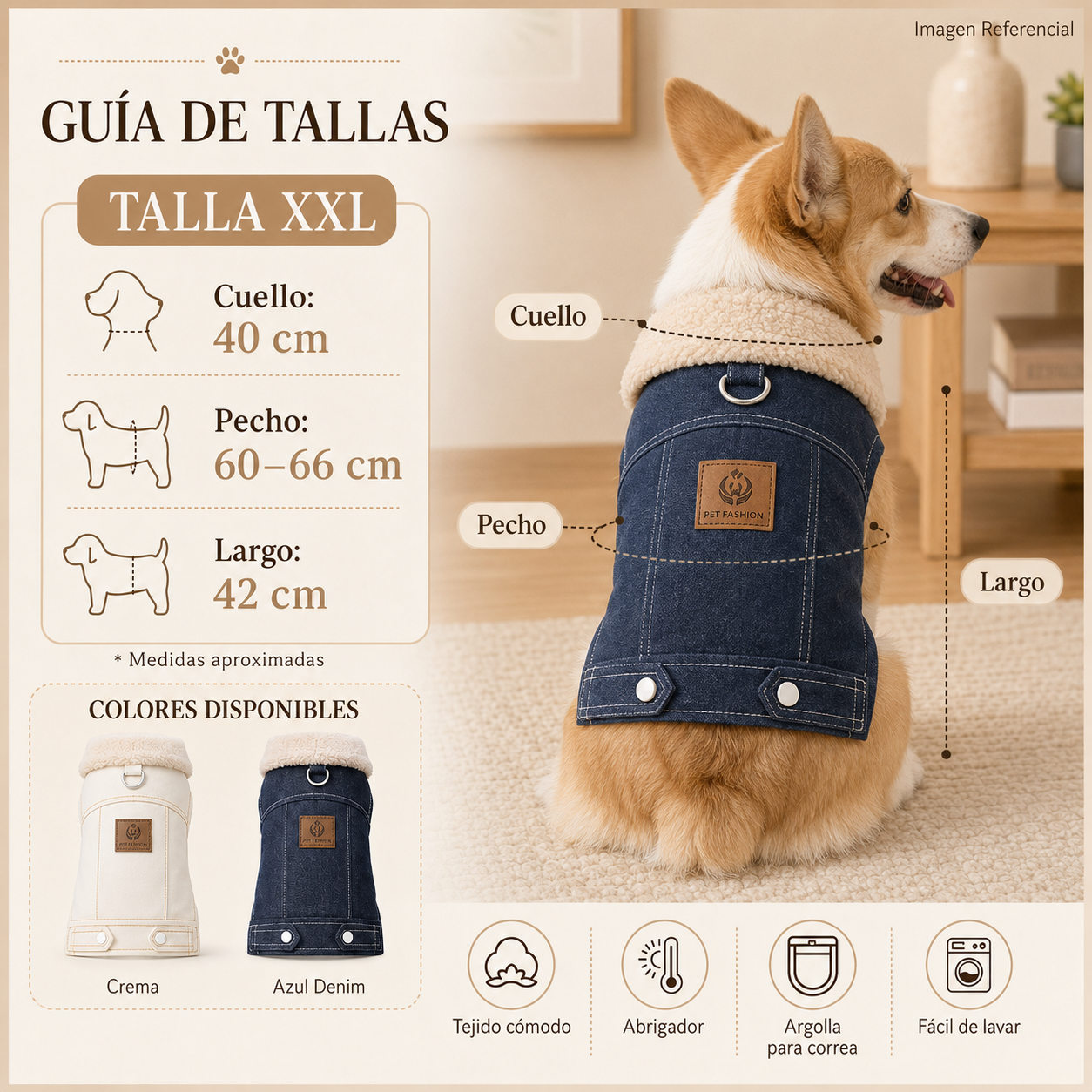 Urban Teddy Coat- Ropa para perros