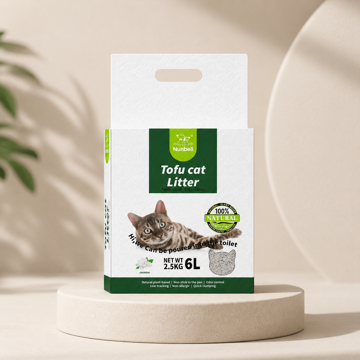 Tofu Cat- Arena de Gato Vegana