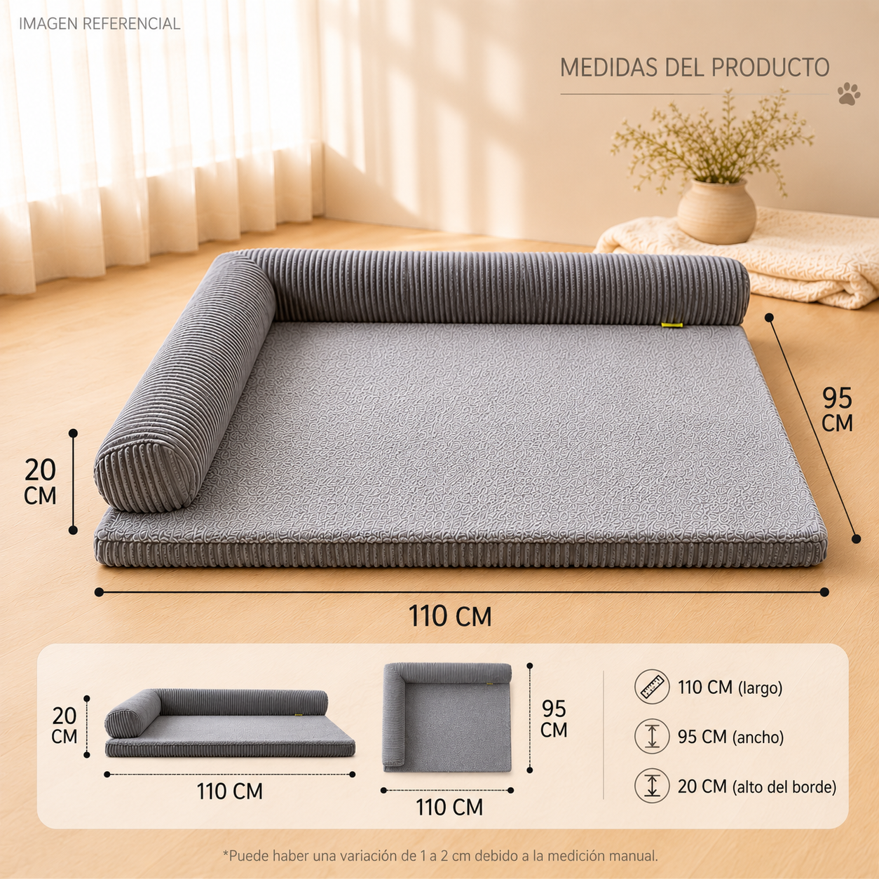 TranquiPet cama ergonómica para perros