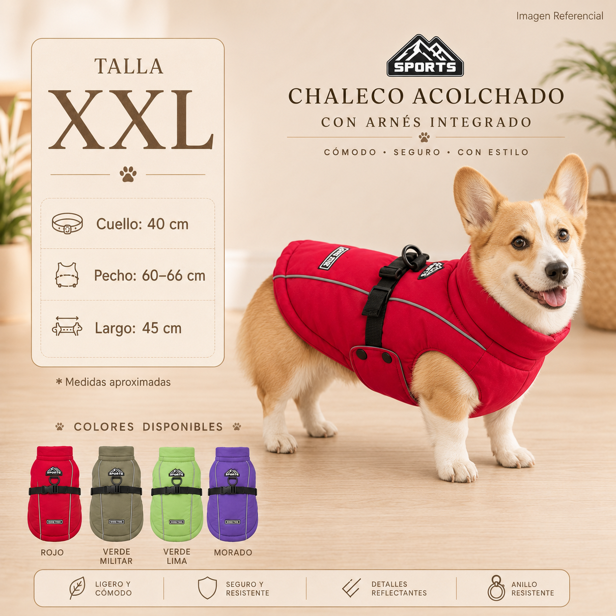 Abrigo Active Pet- ropa para perros