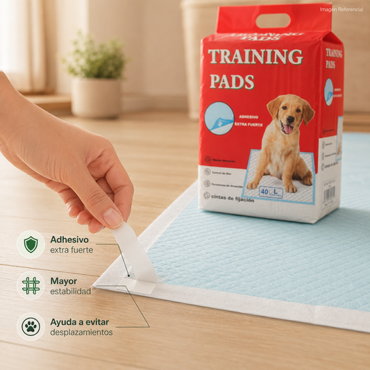 Training pads- Adhesivo extra fuerte Talla L