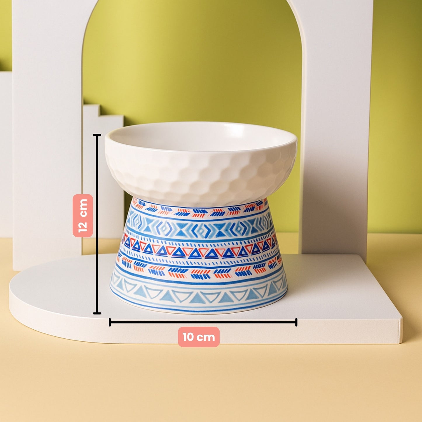 CeramiTribe Bowl Comedero Elevado de Cerámica