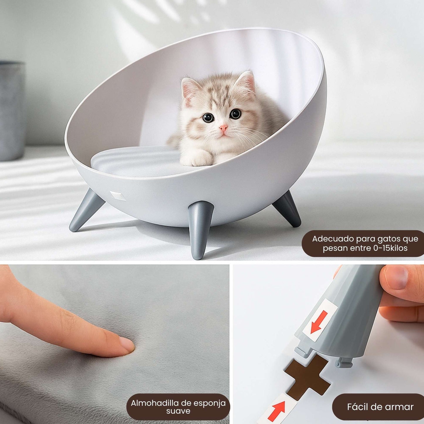 LunaNest - Cama elevada para Gatos