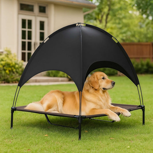 CoolPaws - Cama para Exterior con Toldo