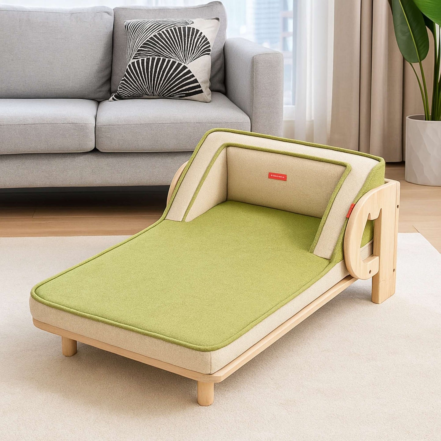 RelaxPaw - Cama de Madera para Gatos