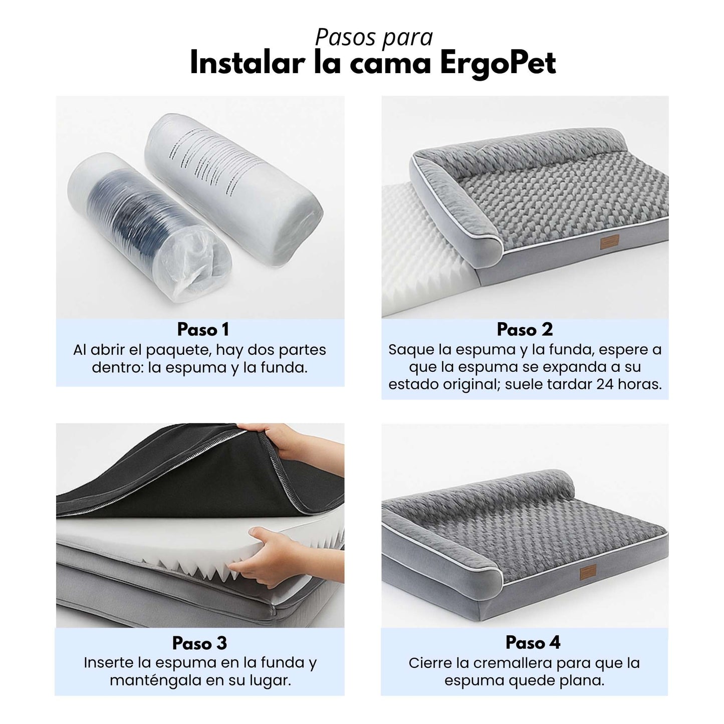 Ergo Bed - Cama Ergonómica para Perros