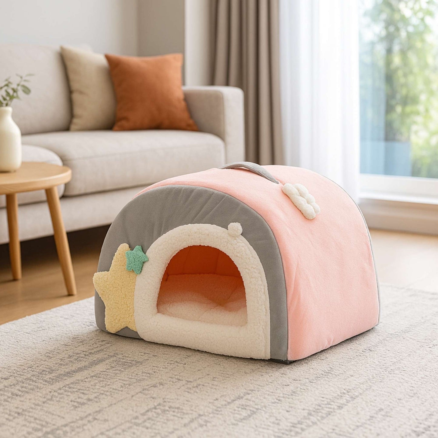 SweetCave- Cama iglú para Mascotas
