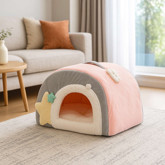 SweetCave- Cama iglú para Mascotas