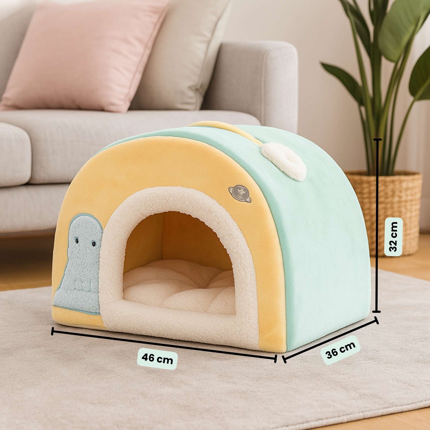 SweetCave- Cama iglú para Mascotas