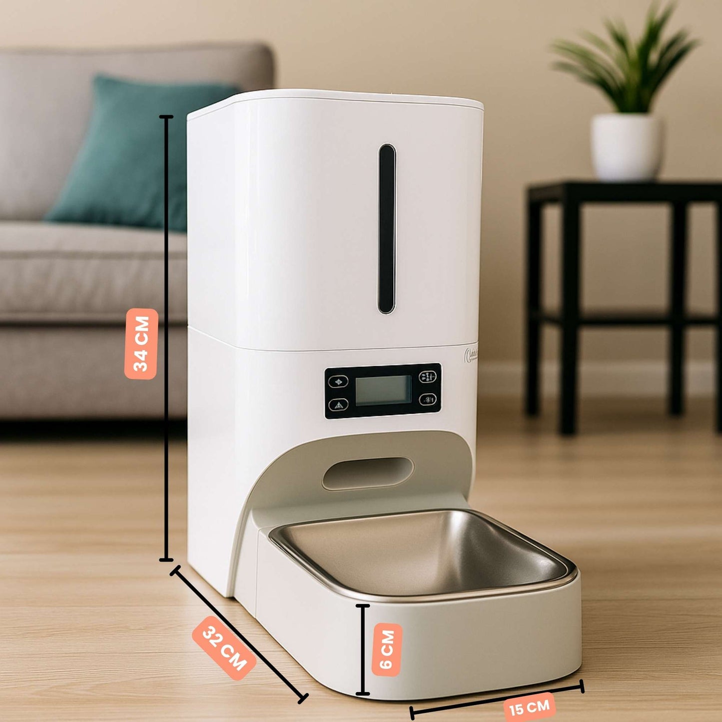 PetSmart -Alimentador con Dispensador Automático para mascotas