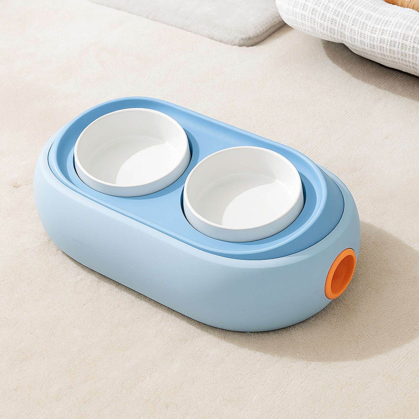DualFeast - Platos dobles elevados ajustables para perros