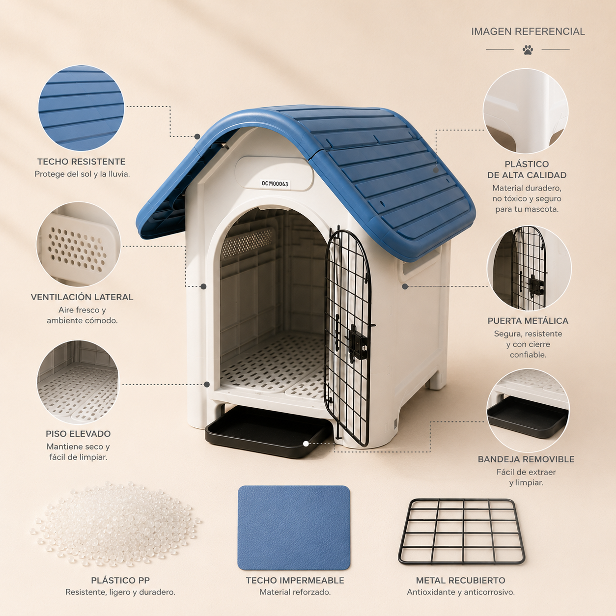 Noble Home- Casa de exterior para perros