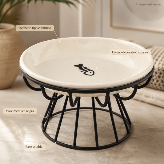 Fishy Dine- Comedero para gatos