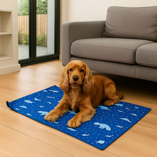 Manta Gel Refrescante Para Mascota  - Talla M - (96cm x 80cm)