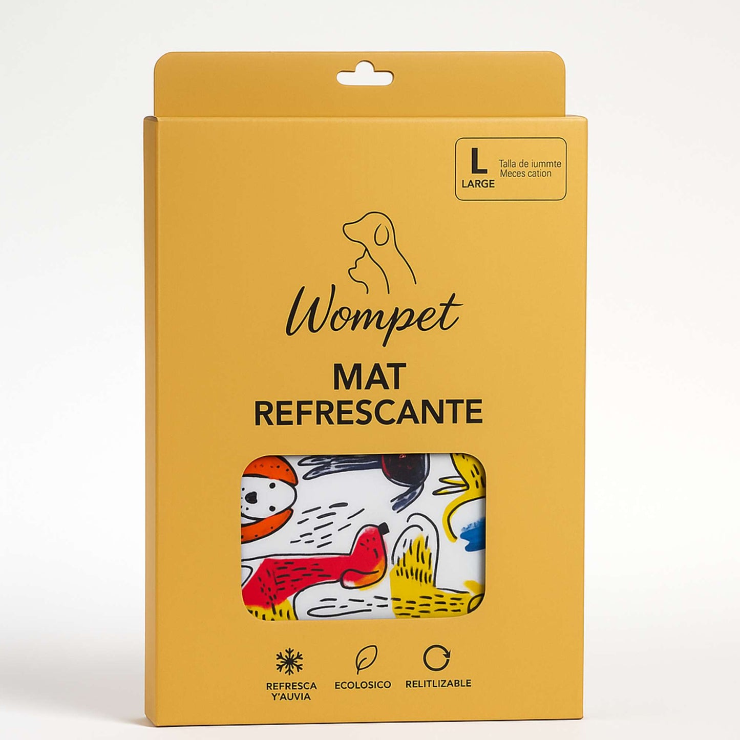 Manta Gel Refrescante Para Mascota  - Talla L - (120cm x 80cm)