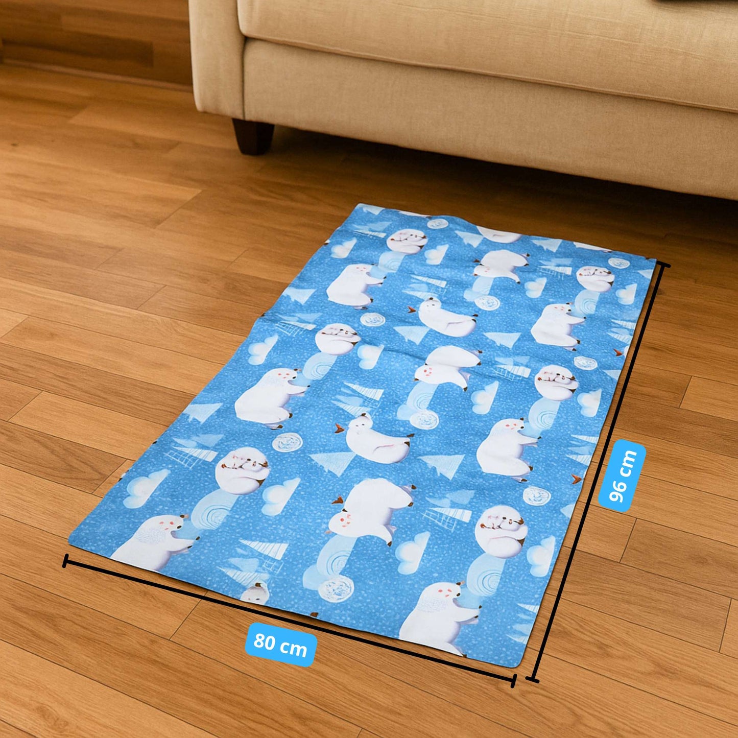 Manta Gel Refrescante Para Mascota  - Talla M - (96cm x 80cm)