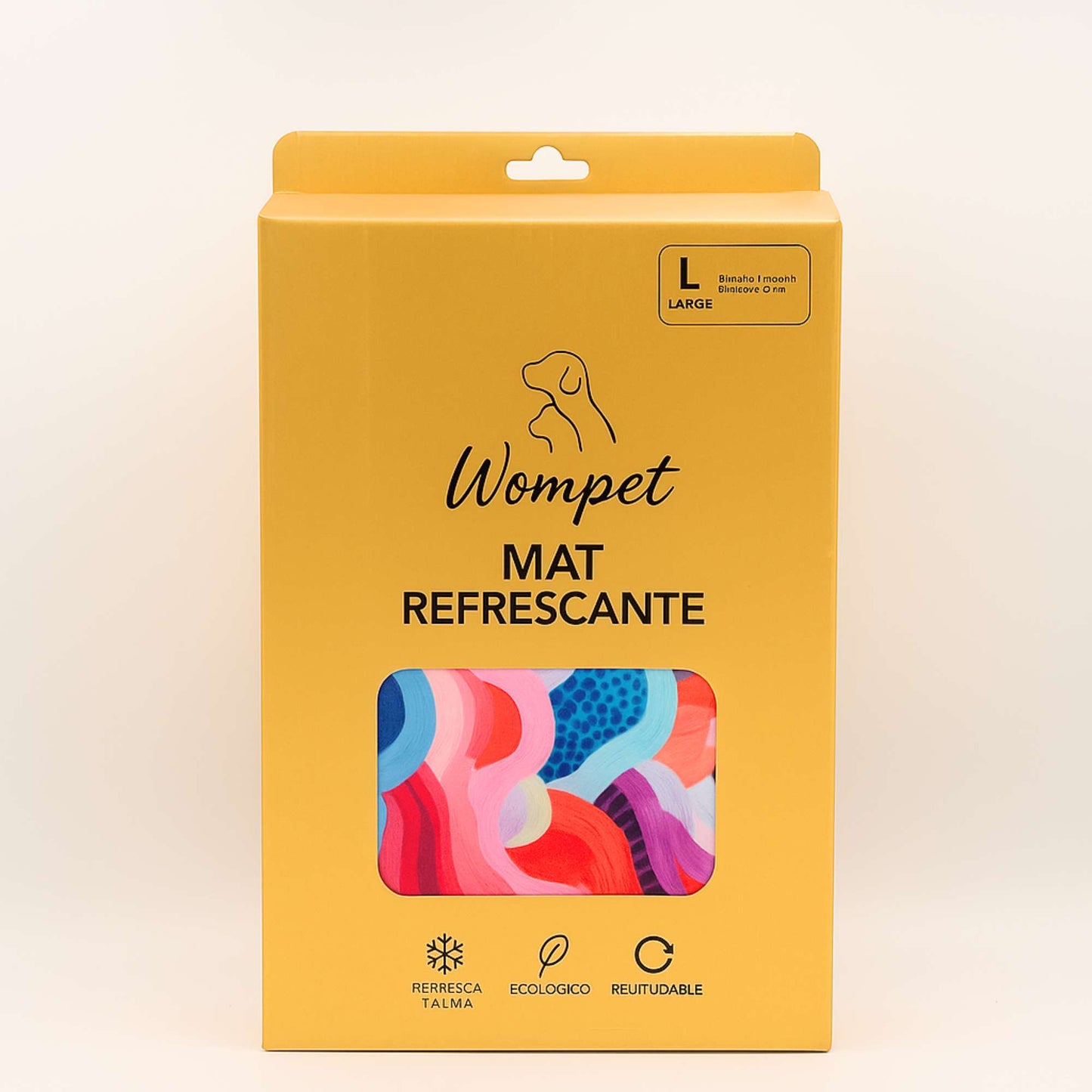 Manta Gel Refrescante Para Mascota  - Talla L - (120cm x 80cm)