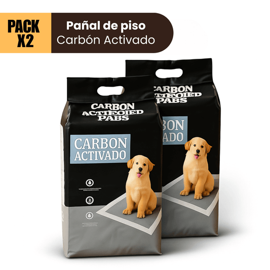 Pañal de Piso Carbón Activado S,M,L,XL (Pack x 2)