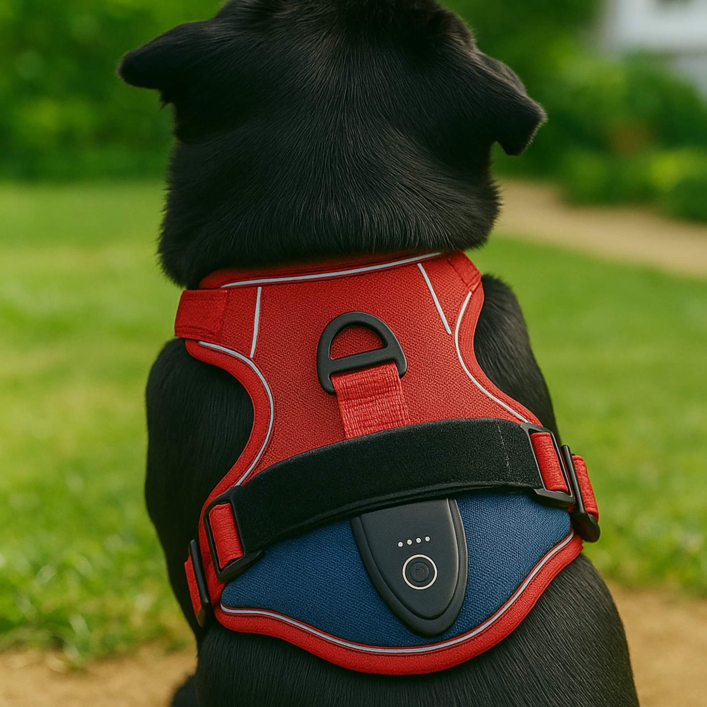 GlowFit - Pechera LED Antitirones Ajustable para Perros