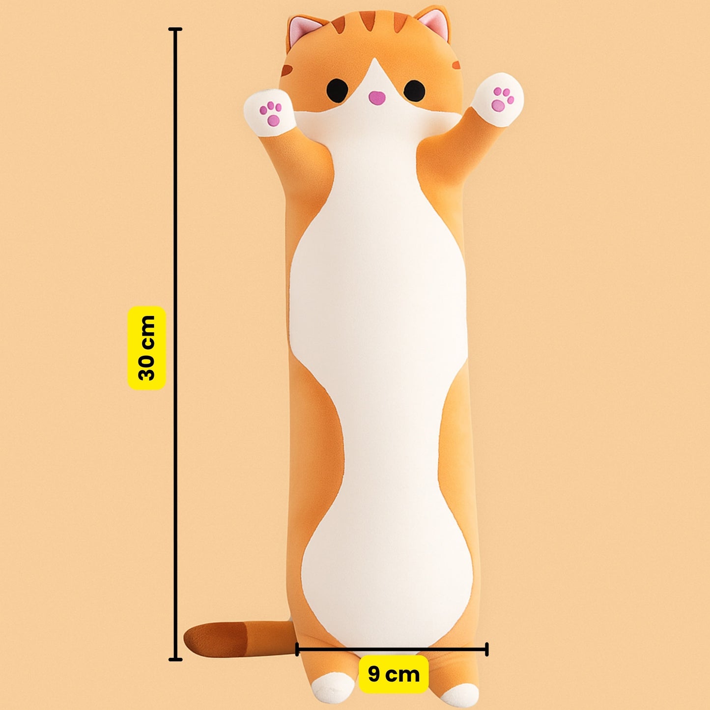 Peluche Gatuno HappyPaws – Juguete de Peluche para Perros