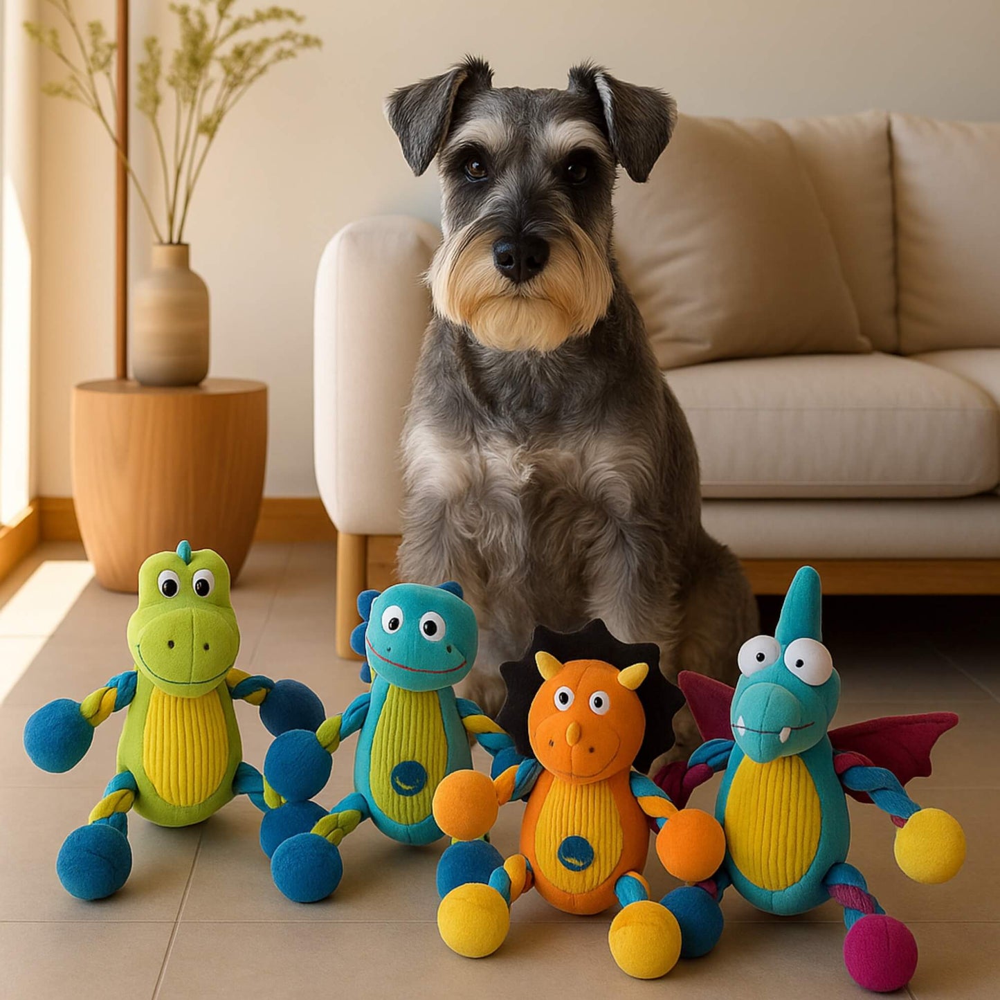 DinoAmigos - Peluches de dinosaurios para perros