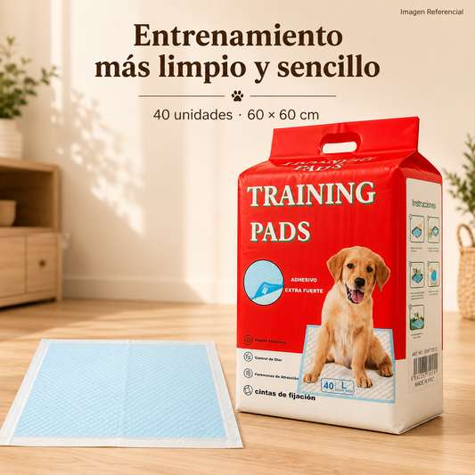 Training pads- Adhesivo extra fuerte Talla L