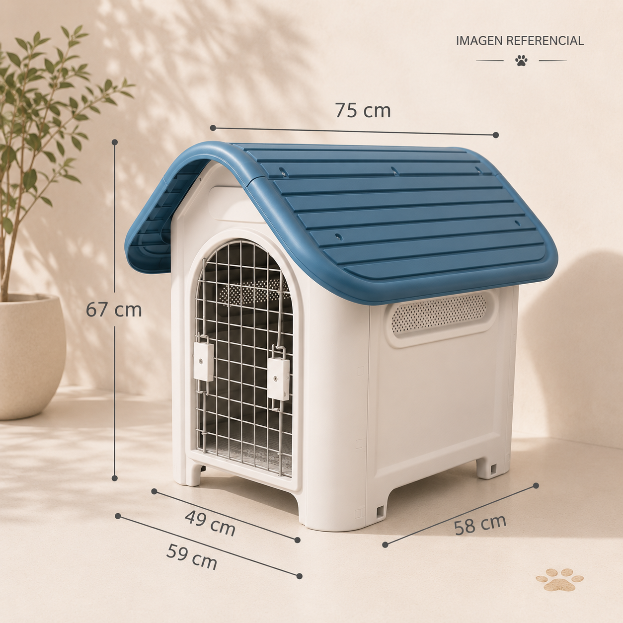 Villa Guardián- Casa de exterior para perros
