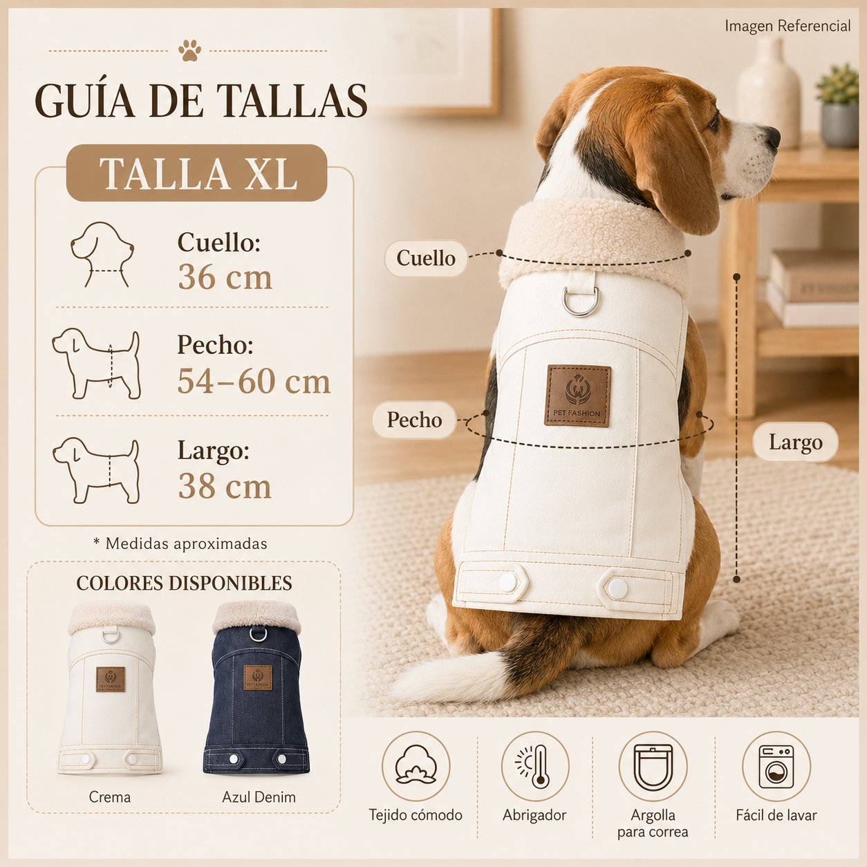 Urban Teddy Coat- Ropa para perros
