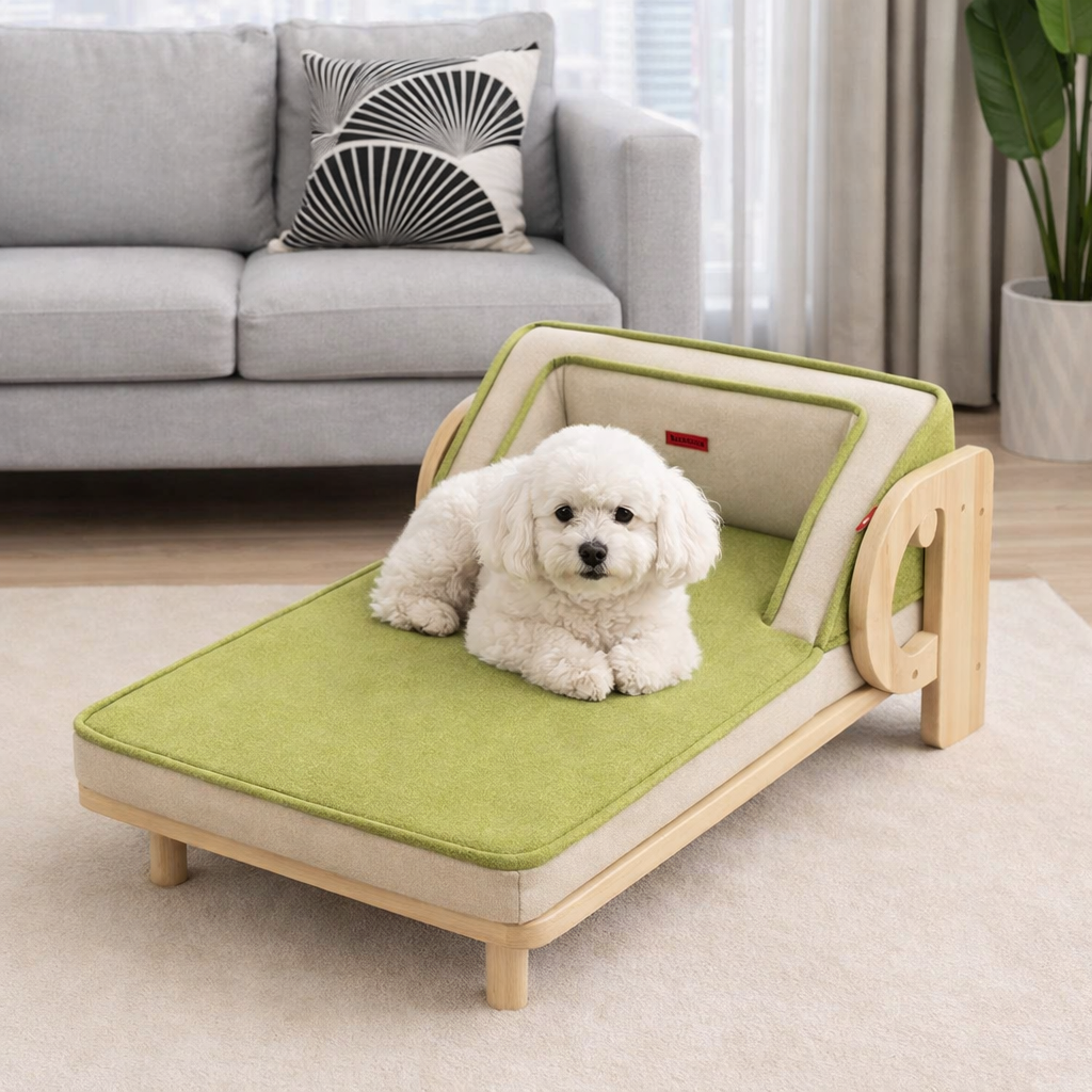 RelaxPaw - Cama de Madera para perros