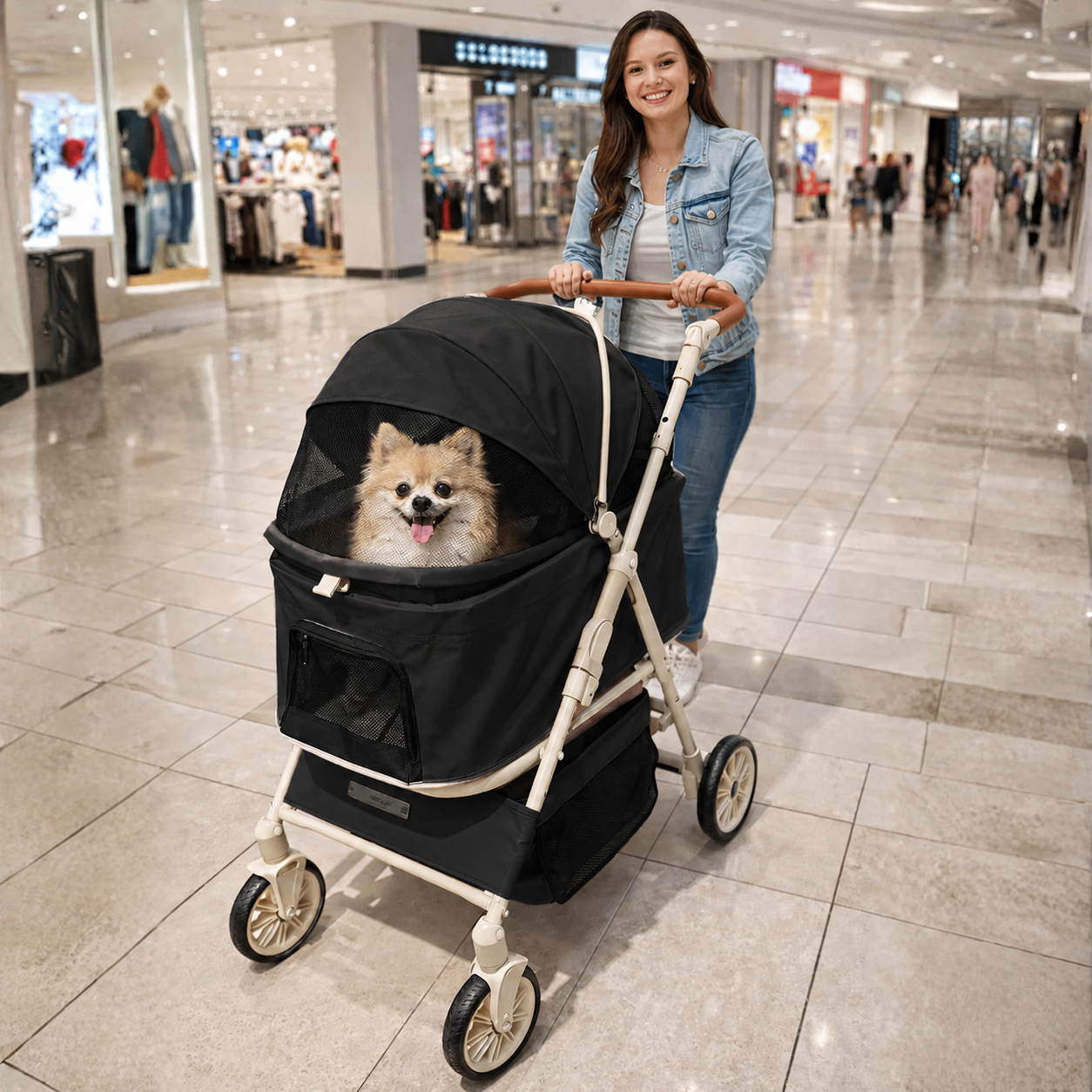 tukicoche- Coche Elegante Para Mascotas