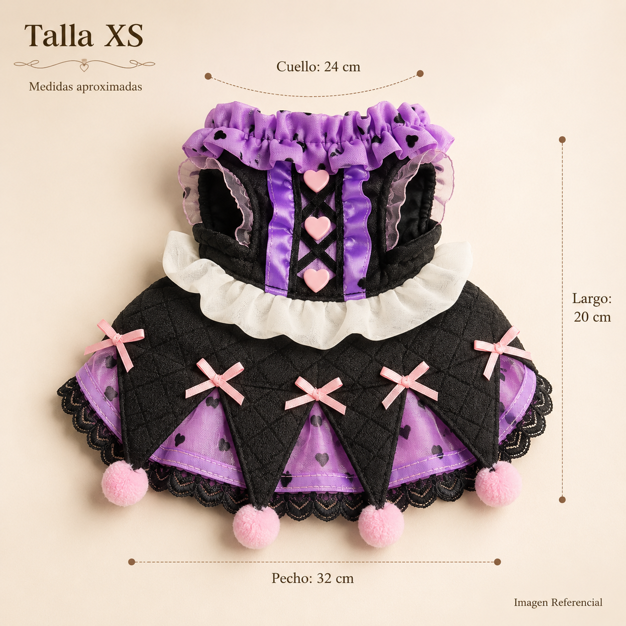 Purple Hearts- Ropa para cachorros