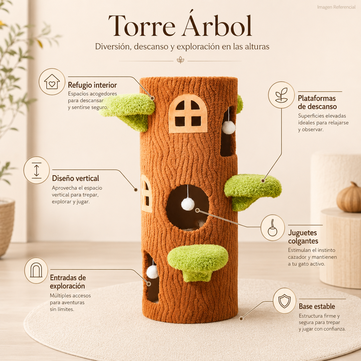 Michi Bosque- Cama para gatos