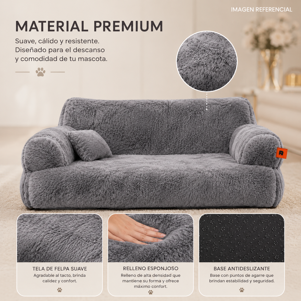 NubeSoft Deluxe- Cama para perros y gatos