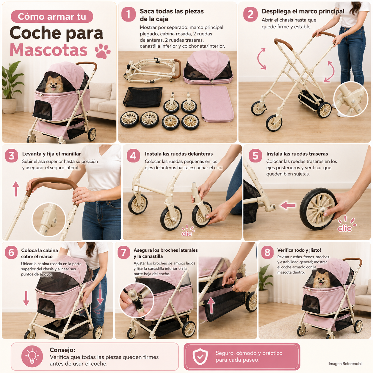 tukicoche- Coche Elegante Para Mascotas