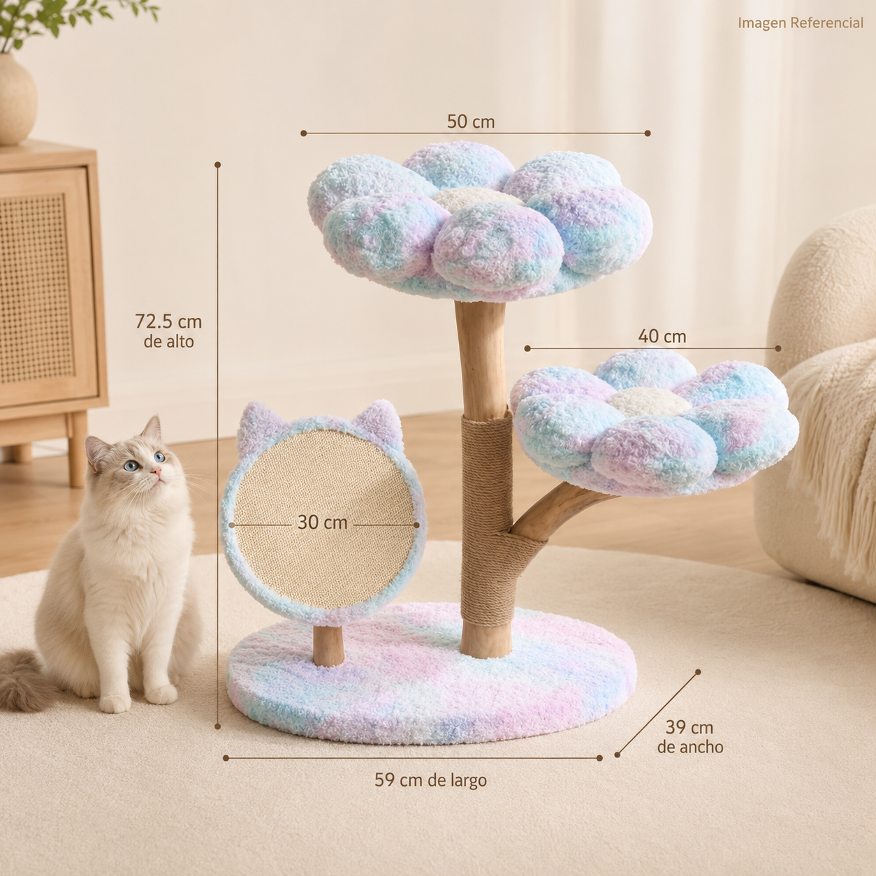 Árbol Dulce Miau- Cama para gato