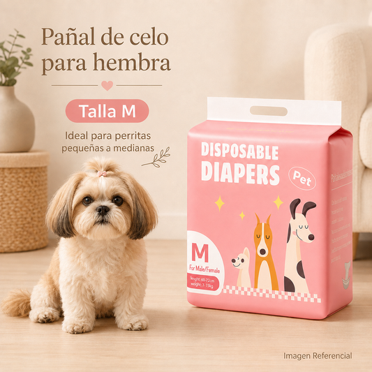 Pañal de Celo Para Hembra - Talla M