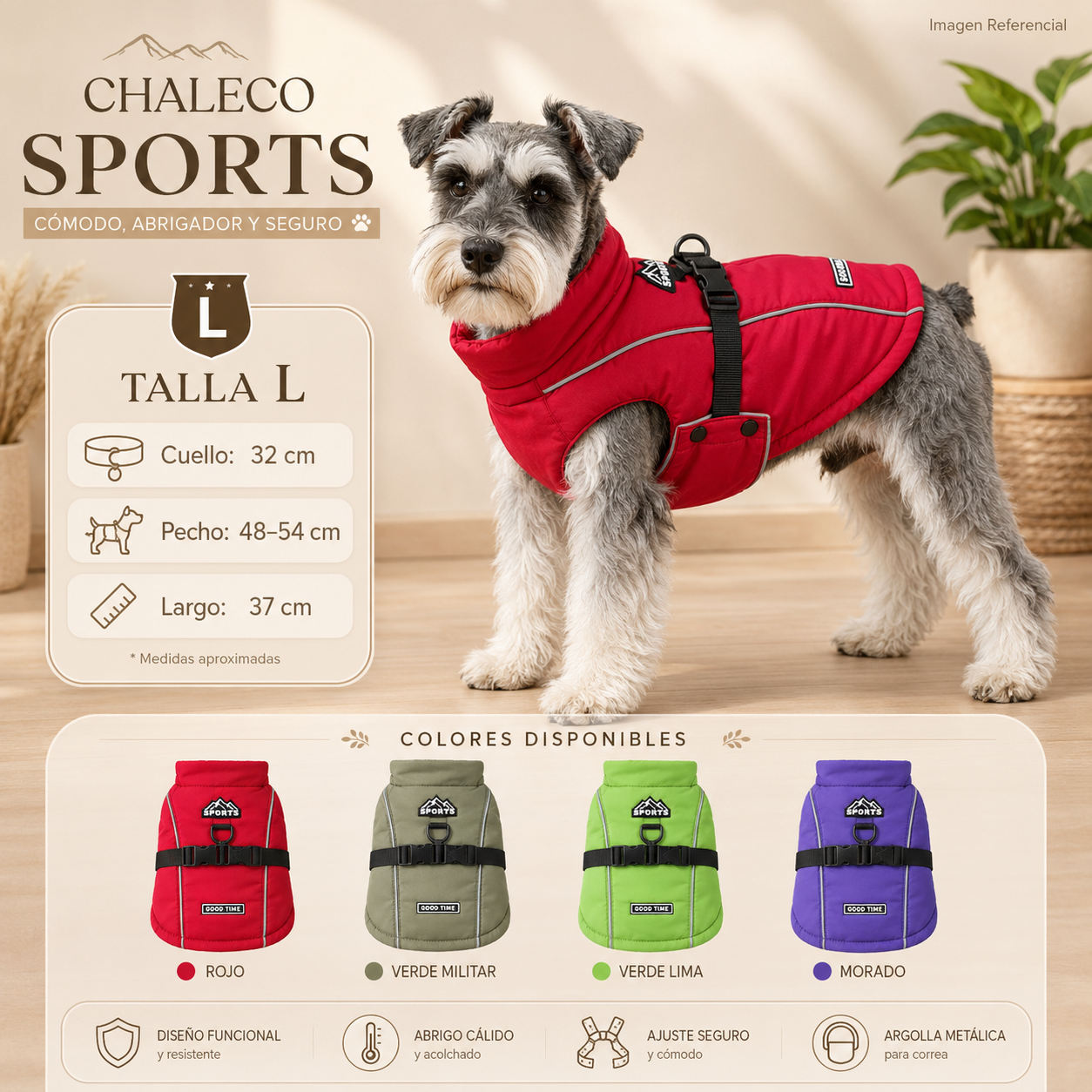 Abrigo Active Pet- ropa para perros