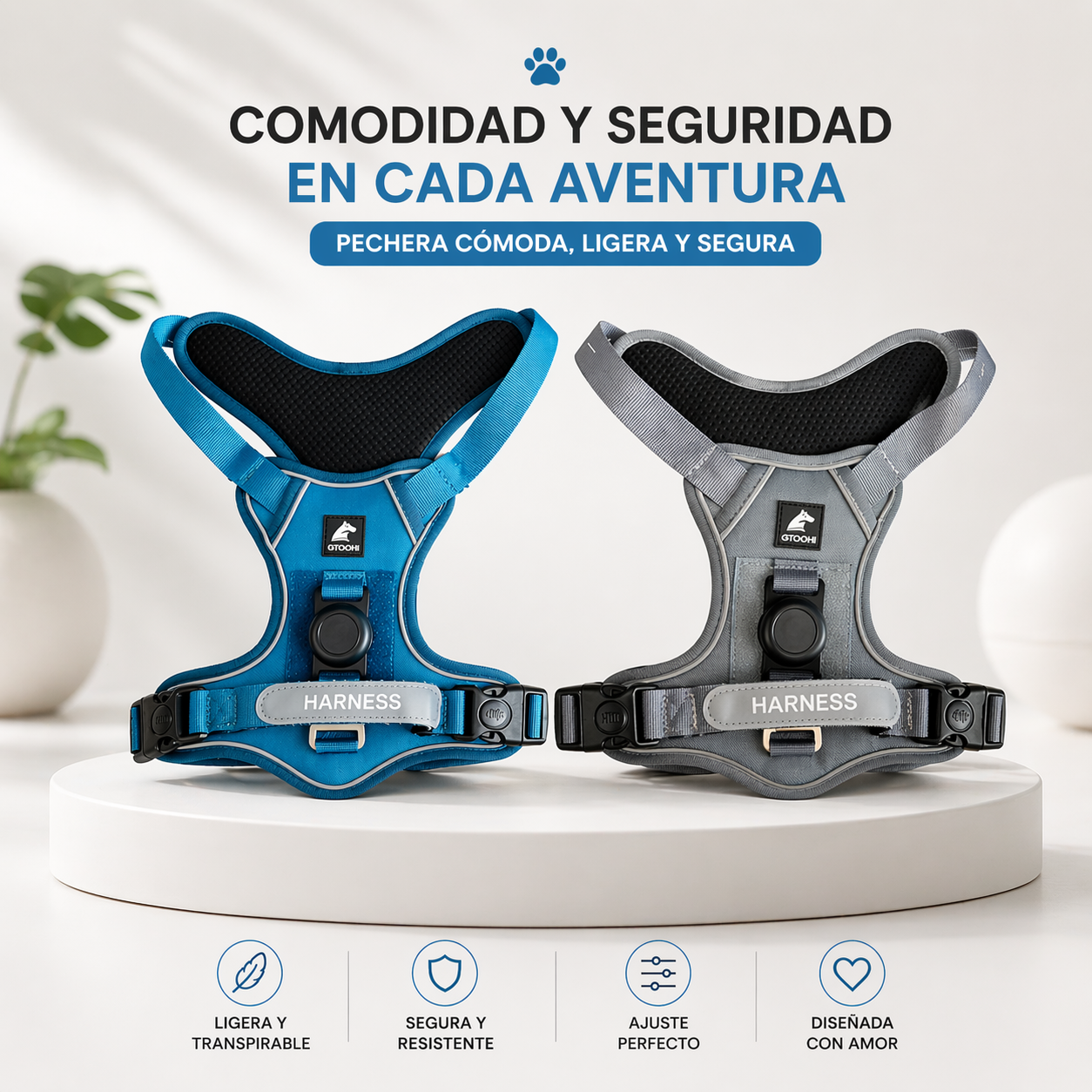 AeroSafe- Pechera Arnés Para Poner Airtag