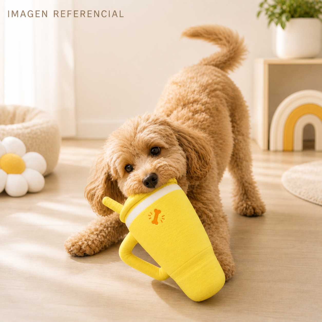 Peluche tumbler yellow