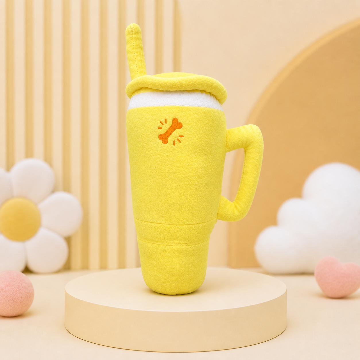 Peluche tumbler yellow