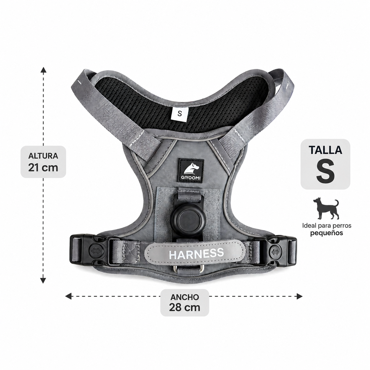 AeroSafe- Pechera Arnés Para Poner Airtag