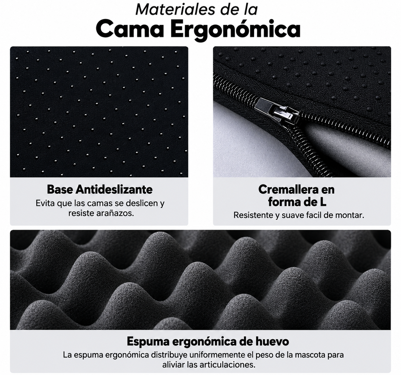 Ergo Bed - Cama Ergonómica para Perros