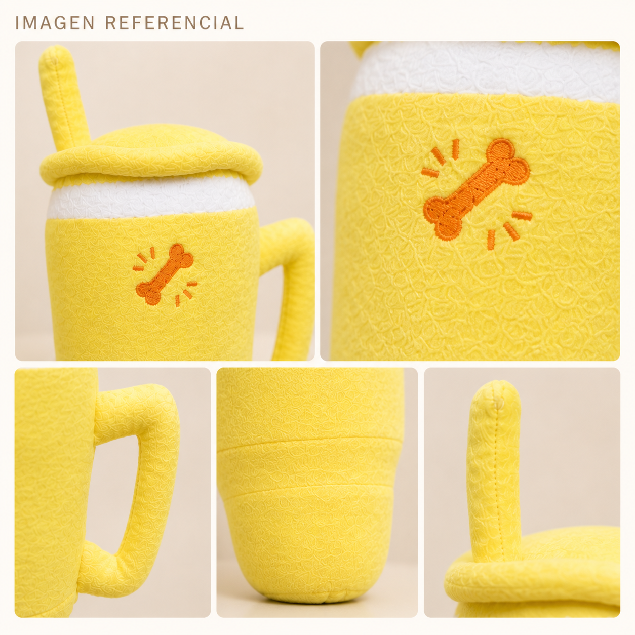 Peluche tumbler yellow