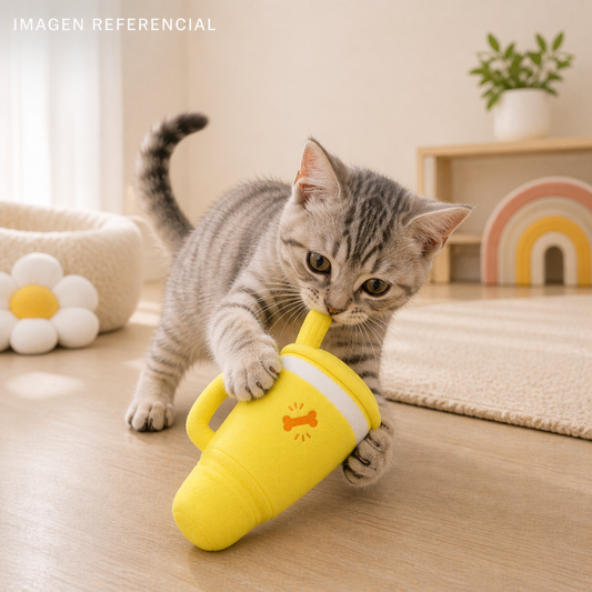 Peluche tumbler yellow