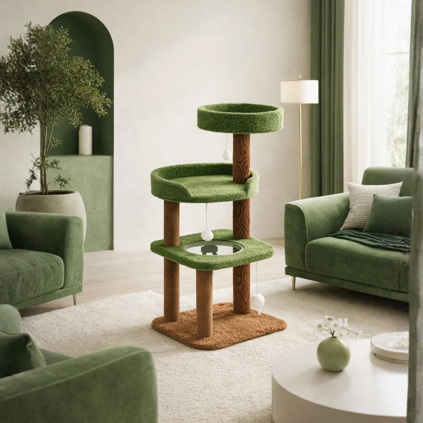 Feline Explorer Tree