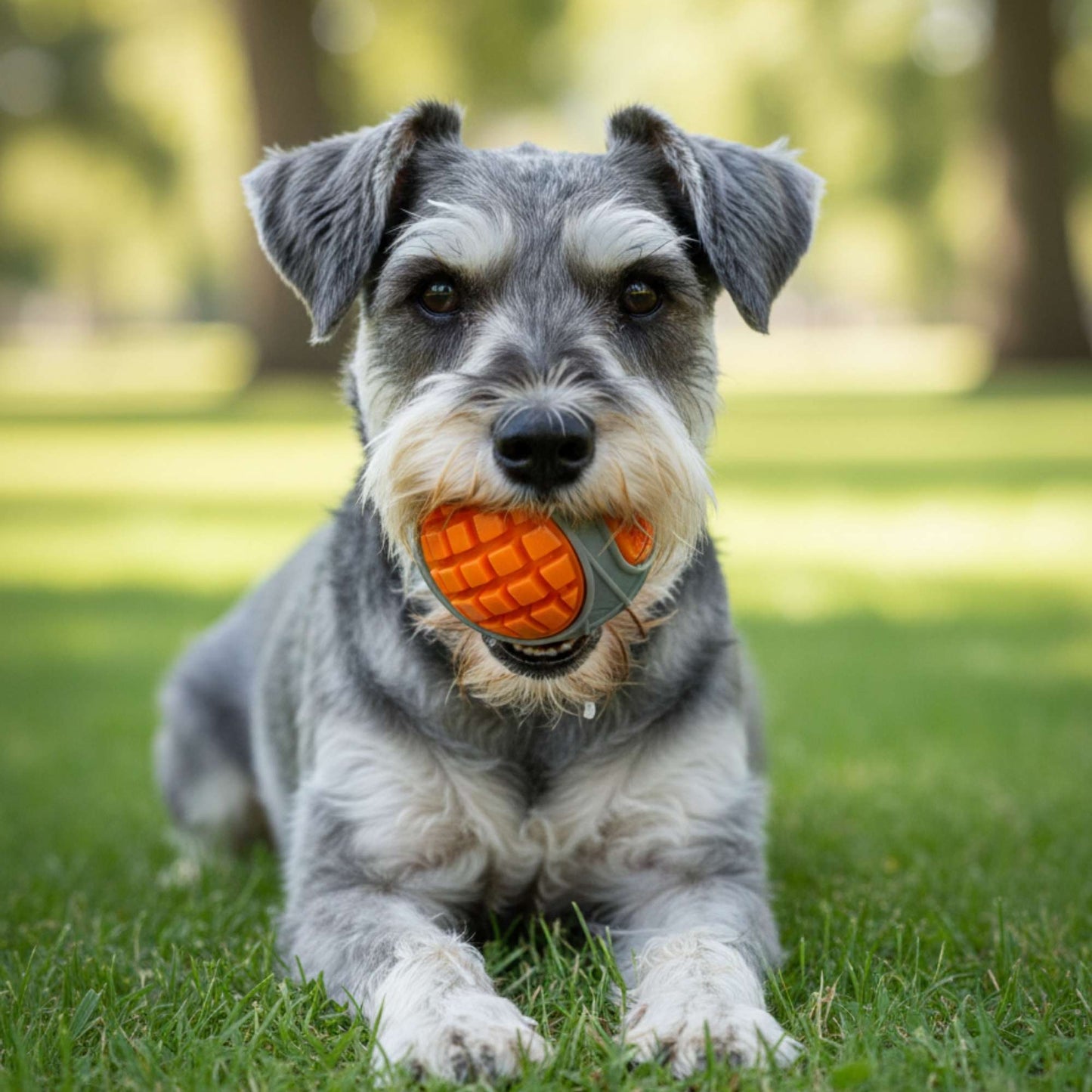 WaffleBall - Juguete Pelota de Jebe Masticable para Perros