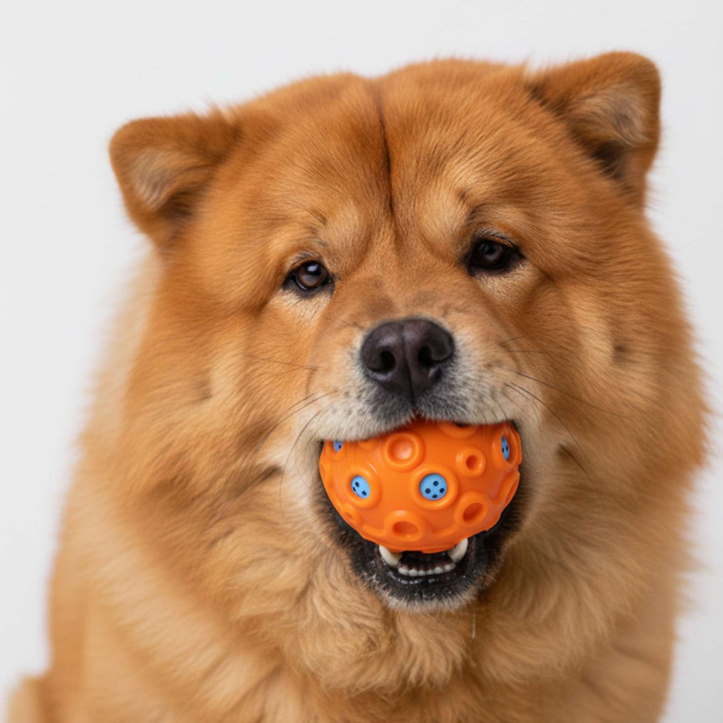 CrazyMoon - Juguete Pelota de Goma Texturizada para Perros