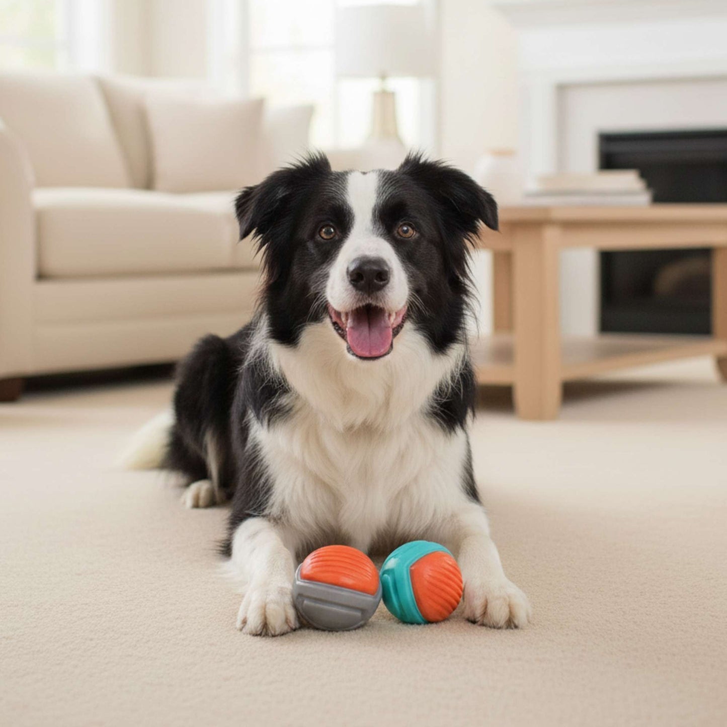 MordiBall - Juguete Pelota de Jebe Masticable para Perros