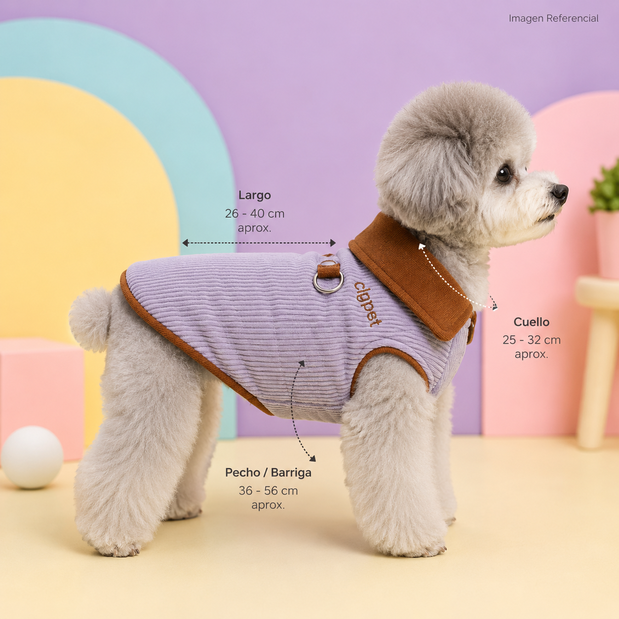 Mini Classic Coat- Ropa para perros